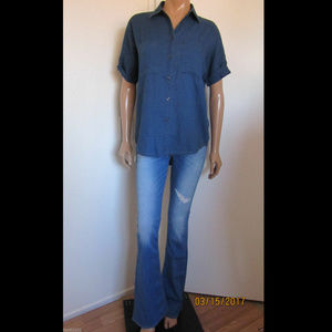 Adriano Goldschmied ABBY Lightweight Denim Shirt